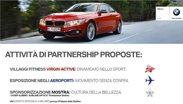 Attività di partnership proposte a BMW